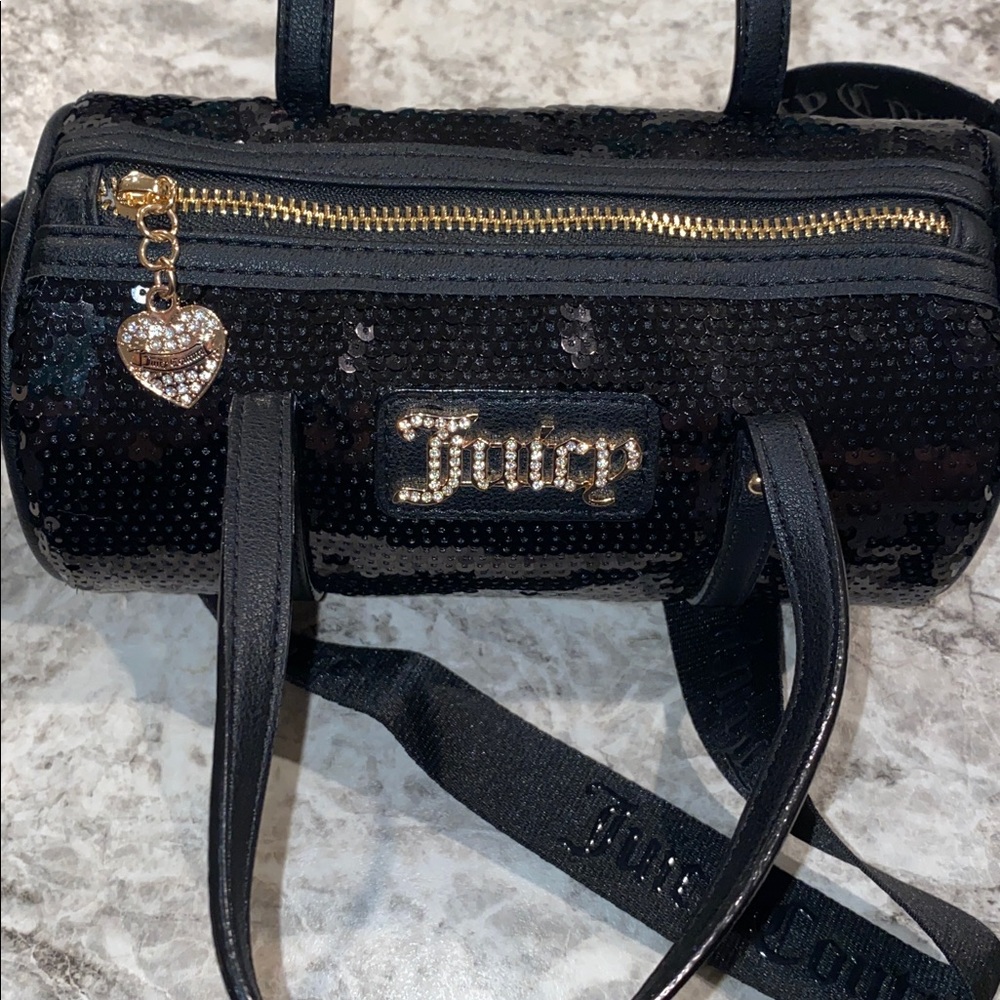 Juicy Couture Black Sequin Crossbody Bag - Picture 4 of 4